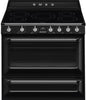 Smeg Victoria TR90IBL2 90cm Electric Range Cooker with Induction Hob - Black