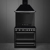 Smeg Victoria TR90IBL2 90cm Electric Range Cooker with Induction Hob - Black