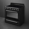 Smeg Victoria TR90IBL2 90cm Electric Range Cooker with Induction Hob - Black