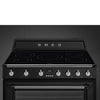 Smeg Victoria TR90IBL2 90cm Electric Range Cooker with Induction Hob - Black