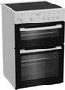 Zenith ZE605W 60cm Electric Cooker with Ceramic Hob - White