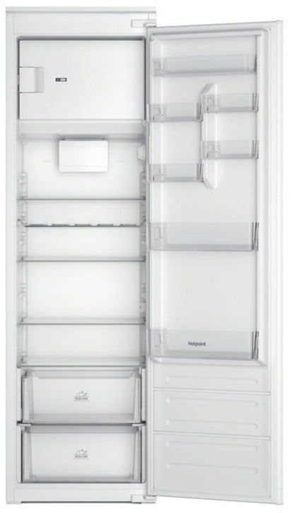 Hotpoint HTSD184011A1 54cm Integrated Upright Fridge with Ice Box - Sliding Door Fixing Kit - White - E Rated