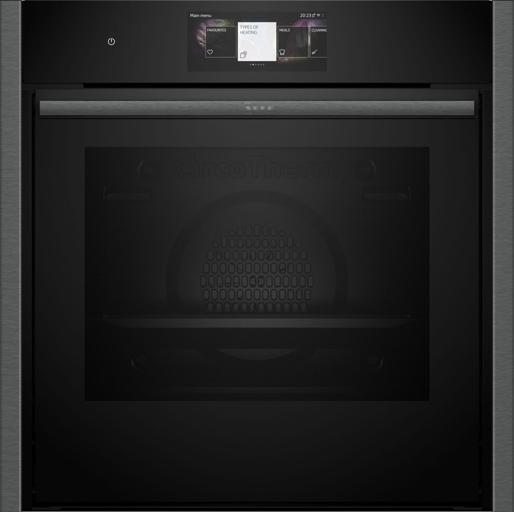 NEFF N90 Slide&Hide B64CT73G0B Wifi Connected Built In Electric Single Oven - Graphite