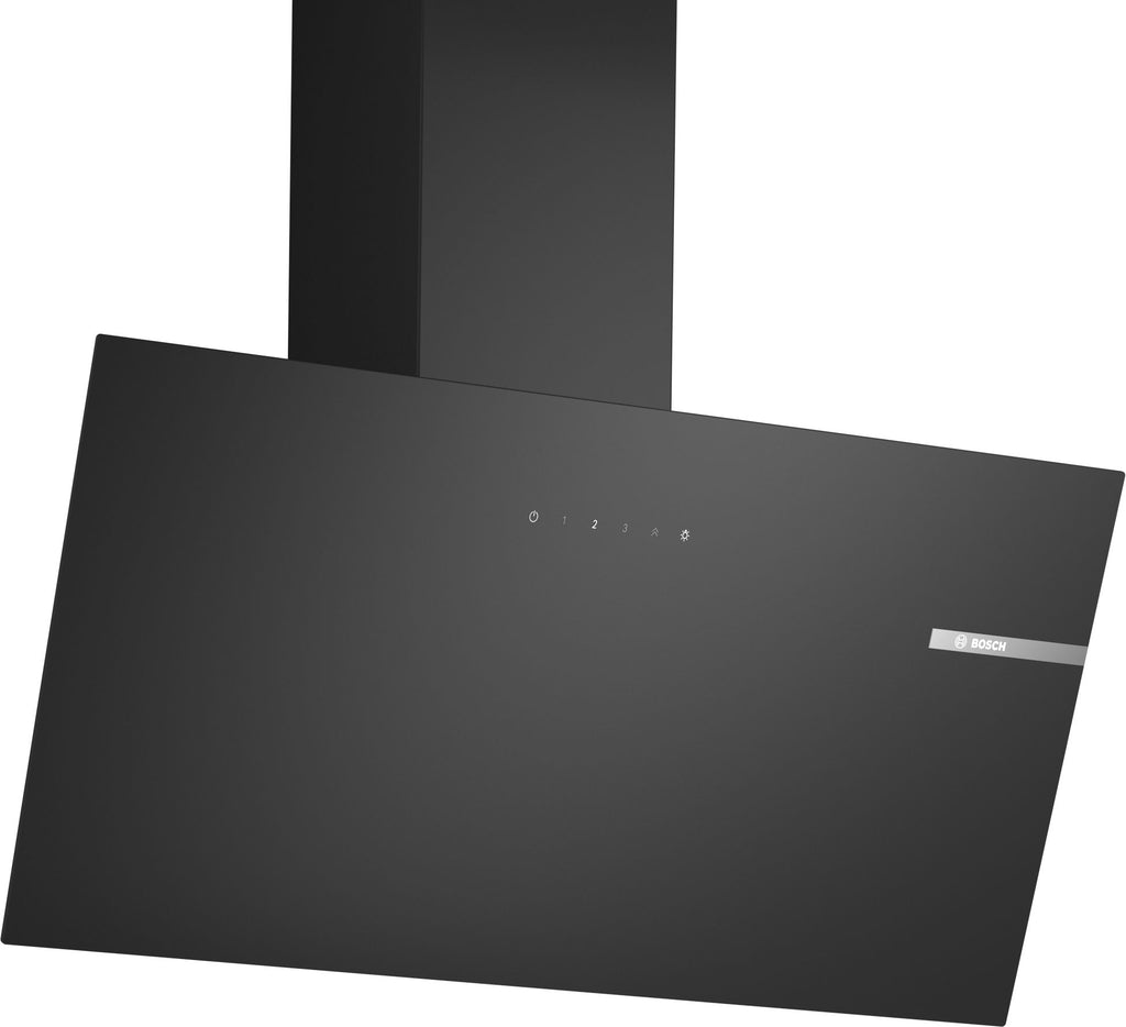 Bosch Serie 2 DWK85DK60B 80cm Chimney Hood - Black Glass