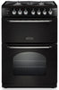 Rangemaster Classic CLA60DFFBL/C 60cm Dual Fuel Cooker - Black/Chrome