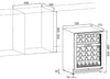 Rangemaster RDZ6046SS/ 60cm Wine Cooler - Stainless Steel