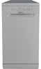 Hotpoint HF9E1B19SUK Slimline Dishwasher - Silver - F Rated