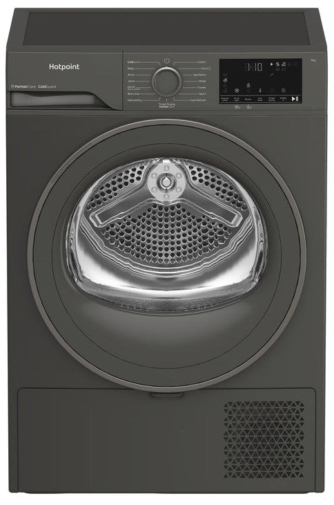 Hotpoint CHD93MGGUK 9kg Heat Pump Tumble Dryer with ColdGuard - Grey - A++ Rated