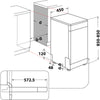 Hotpoint HF9E1B19SUK Slimline Dishwasher - Silver - F Rated