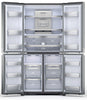 Hotpoint HQ9B2LG 91cm American Fridge Freezer - Inox - E Rated