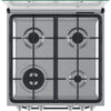 Hotpoint HS67G2PMX 60cm Gas Cooker - Inox