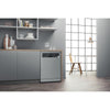 Hotpoint HFC3C26WCXUKN Standard Dishwasher - Inox - E Rated