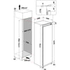 Hotpoint HSZ18012UK 54cm Integrated Upright Fridge with Ice Box - Sliding Door Fixing Kit - White - E Rated