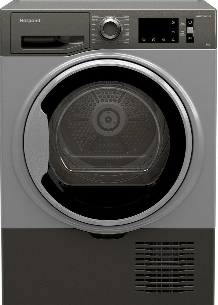 Hotpoint H3D81GSUK 8Kg Condensing Tumble Dryer - Graphite - B Rated