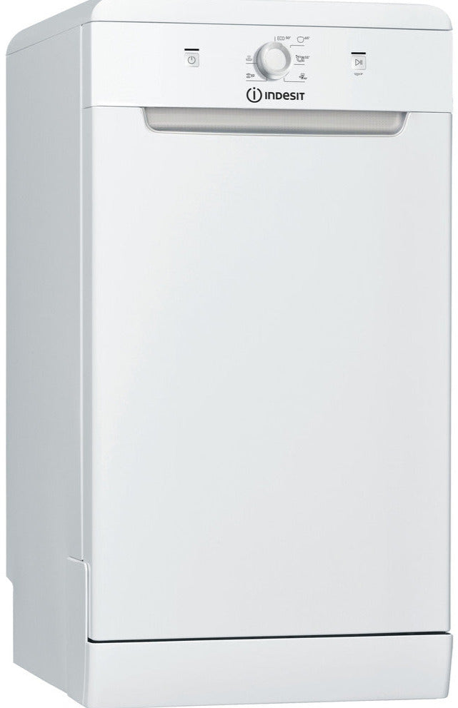 Indesit DF9E1B10UK Slimline Dishwasher - White - F Rated