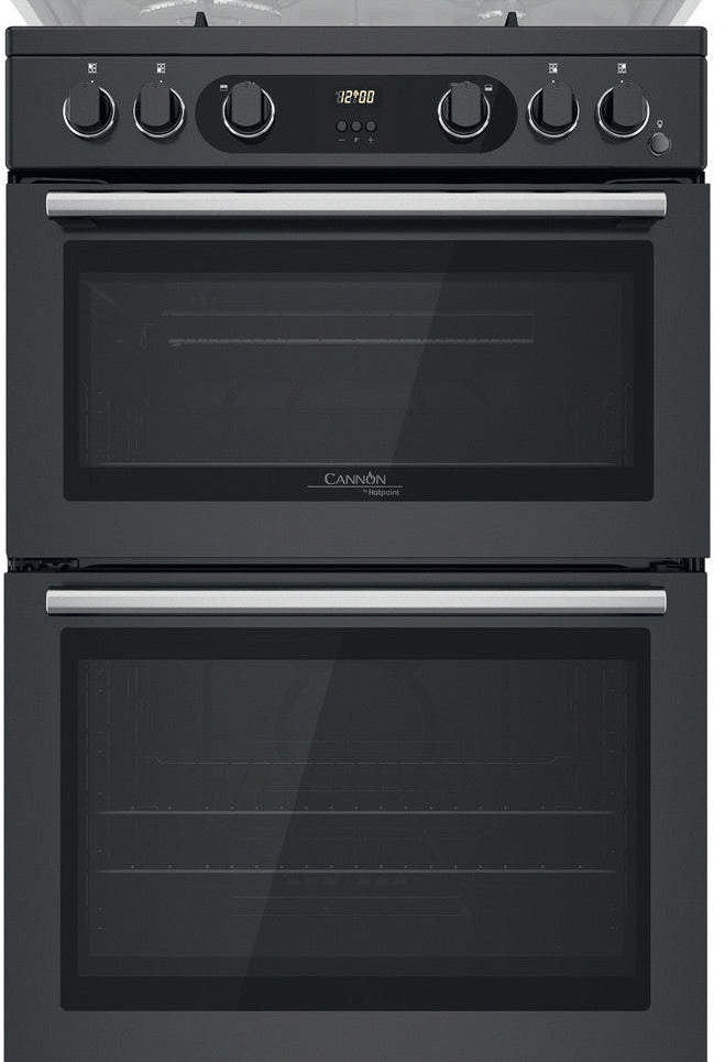 Cannon CD67G0C2CA 60cm Gas Cooker - Dark Grey