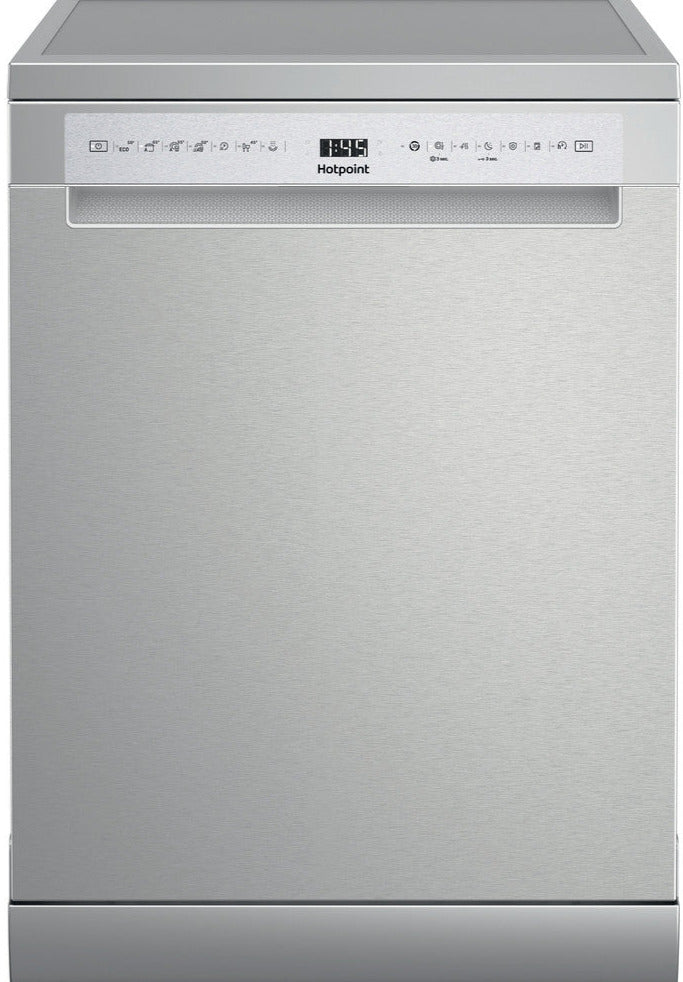 Hotpoint H7FHS41X Standard Dishwasher - Inox - C Rated