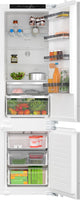 Bosch Serie 4 KIN96VFD0 XL Integrated Frost Free Fridge Freezer with Fixed Door Fixing Kit - White - D Rated