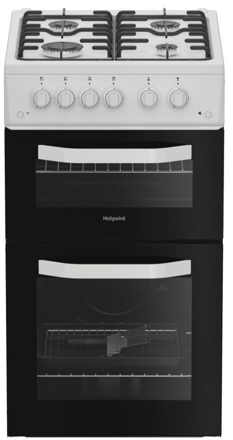 Hotpoint HTG5GCW 50cm Gas Cooker - White