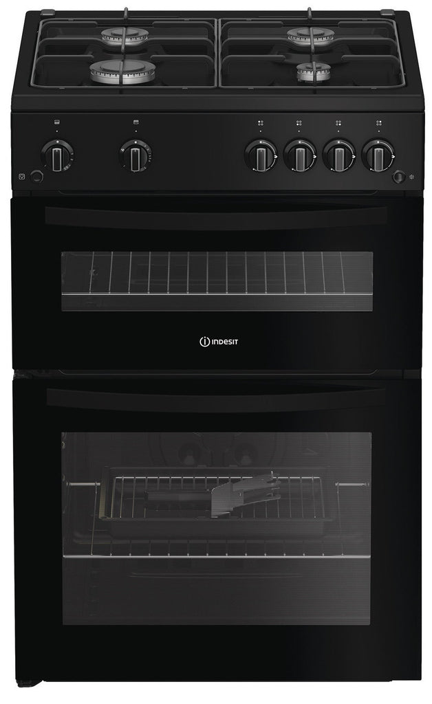 Indesit IDG6GB 60cm Gas Cooker - Black