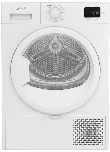 Indesit CYD92DWWUK 9Kg Heat Pump Condenser Tumble Dryer - White - A+ Rated