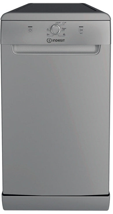 Indesit IN2FE10CS90SUK Slimline Dishwasher - Silver - E Rated