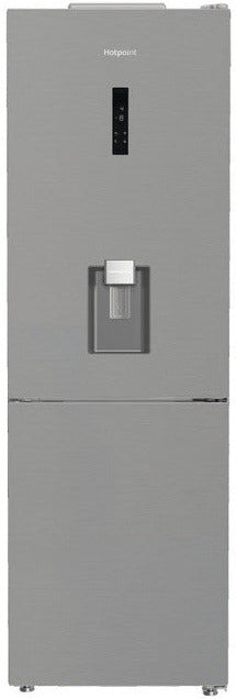 Hotpoint HPK26363WXP4UK 60cm wide Frost Free Fridge Freezer - Inox - E Rated