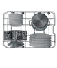 Hotpoint HP2ID10CS80UK Fully Integrated Slimline Dishwasher - D Rated