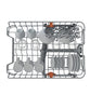 Hotpoint HP2FE10CS90WUK Slimline Dishwasher - White - E Rated