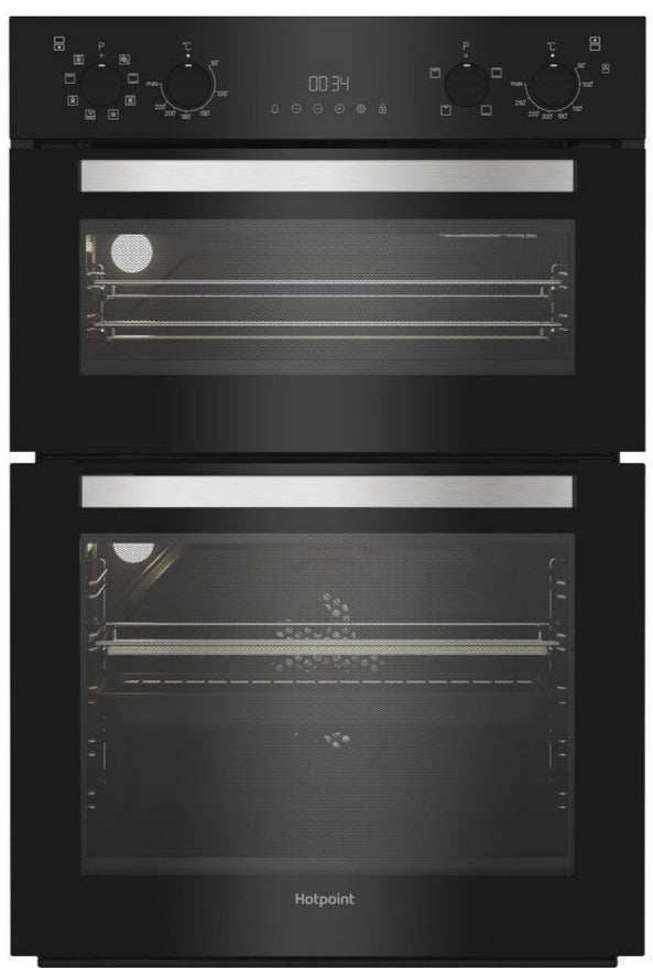 Hotpoint DIH82GB Built In Electric Double Oven - Black
