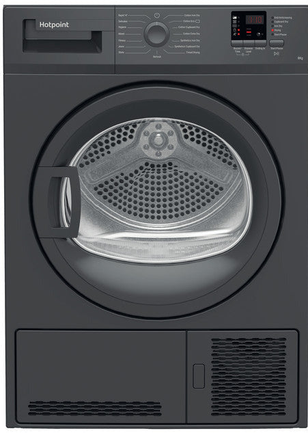 Hotpoint CHDC82GGGDUK 8Kg Condensing Tumble Dryer - Graphite - B Rated