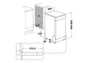 Hotpoint HP2FE10CS90WUK Slimline Dishwasher - White - E Rated