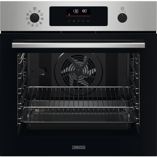 Zanussi ZOPNX6XN Built In Electric Single Oven - Stainless Steel