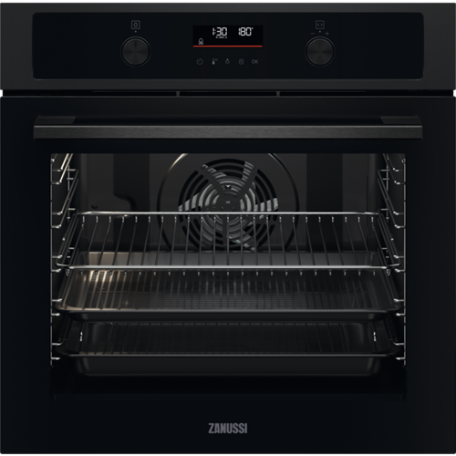 Zanussi ZOPNA7KN Built In Electric Single Oven - Black