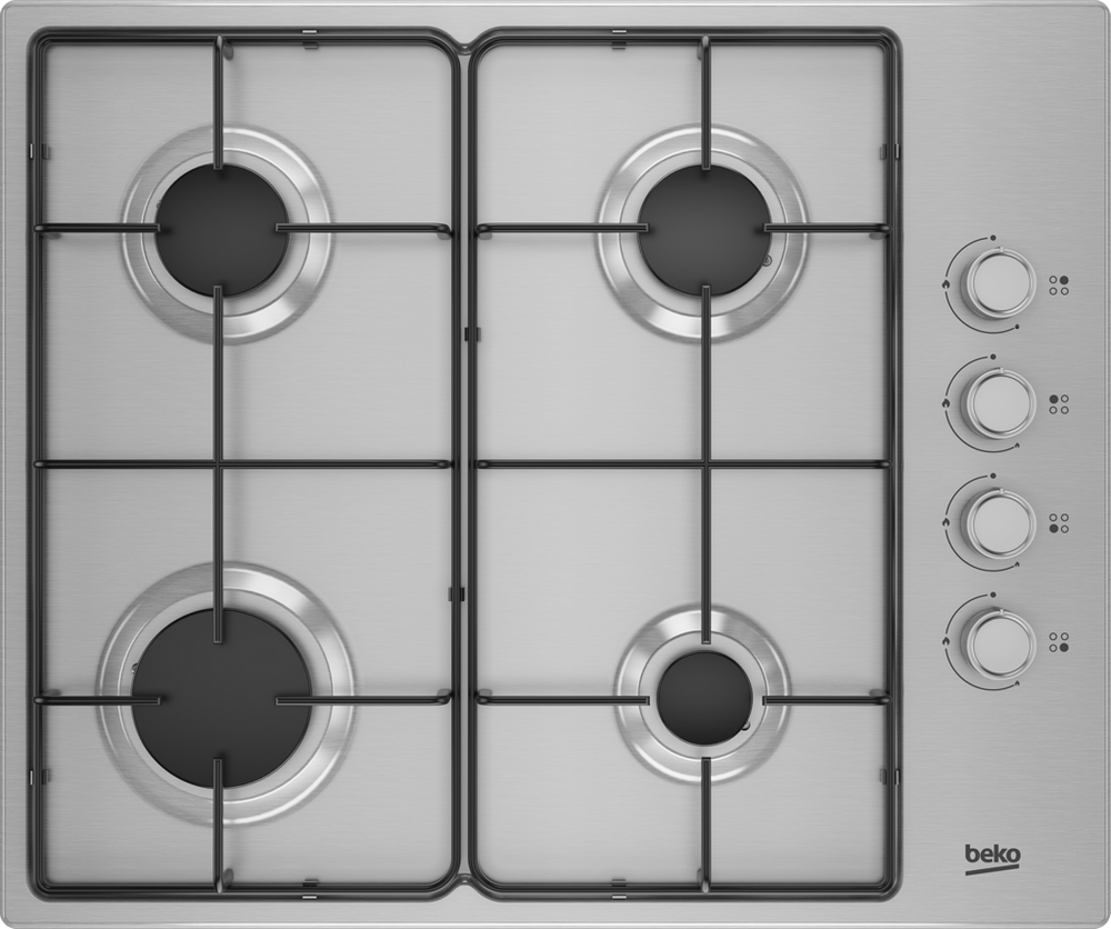 Beko CIHYG21SX 58cm Gas Hob - Stainless Steel