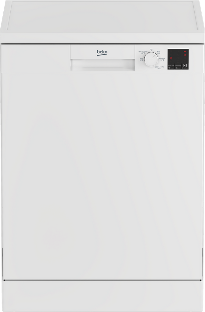 Beko DVN05C20W Standard Dishwasher - White - E Rated