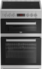 Beko EDC634S 60cm Electric Cooker with Ceramic Hob - Silver