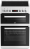 Beko EDC634W 60cm Electric Cooker with Ceramic Hob - White