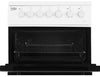 Beko EDP503W 50cm Electric Cooker with Solid Plate Hob - White