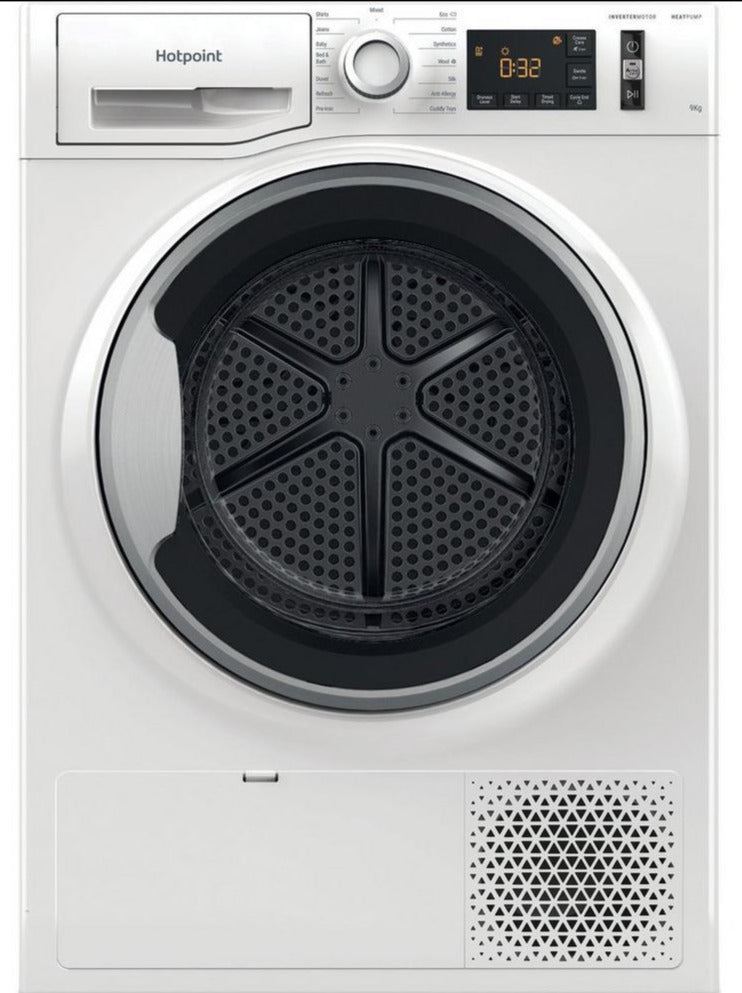 Hotpoint NTSM1192SKUK 9Kg Heat Pump Condenser Tumble Dryer - White - A++ Rated