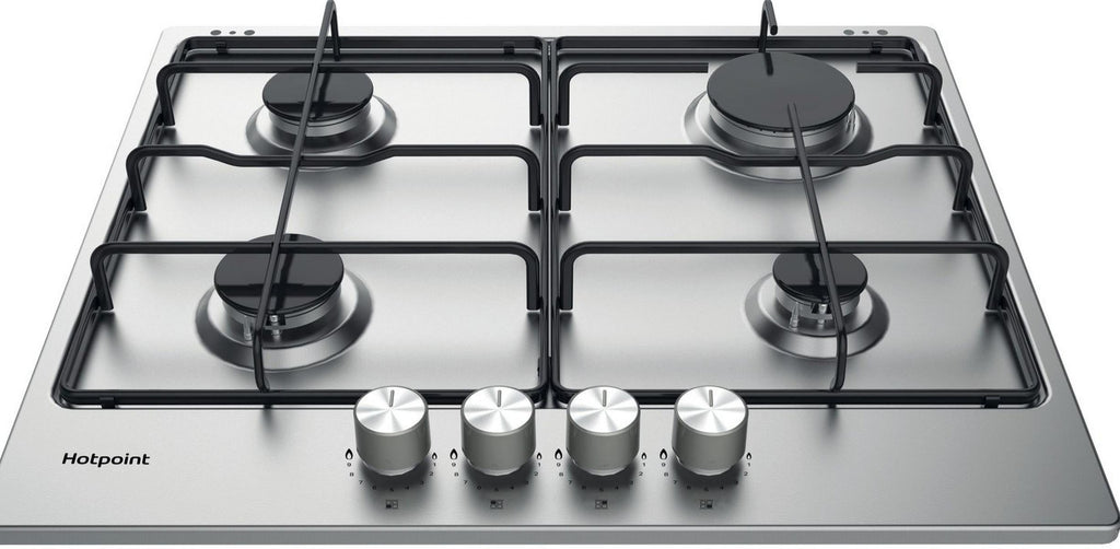 Hotpoint PPH60PFIXUK 59cm Gas Hob - Stainless Steel