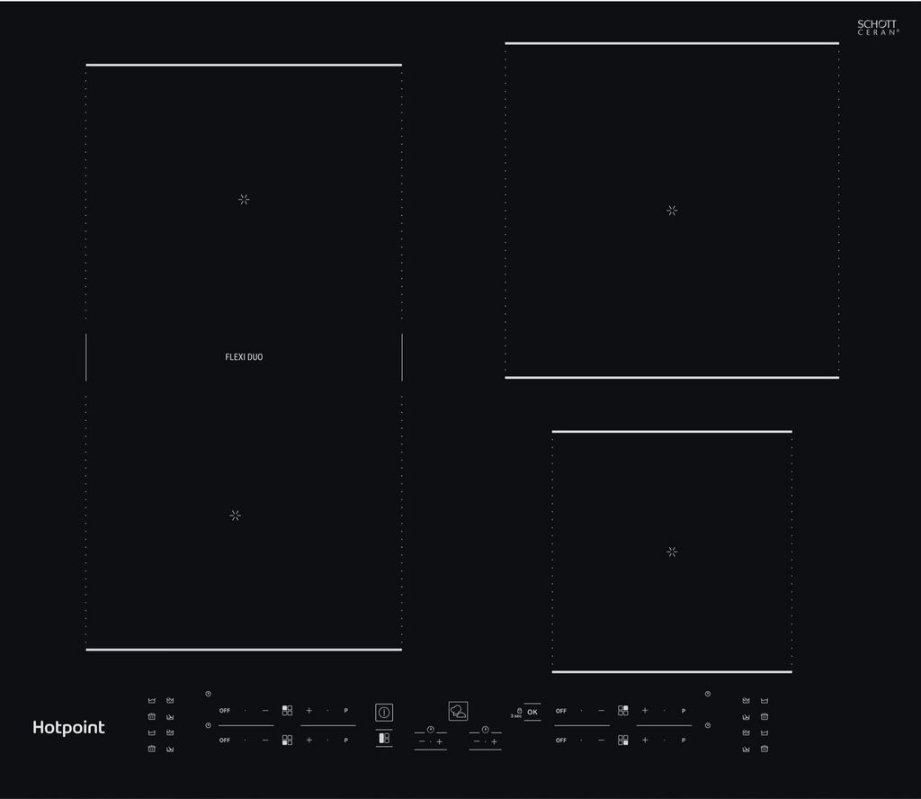 Hotpoint TB7960CBF 59cm Induction Hob - Black