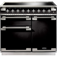 Rangemaster Elise ELS100EIGB 100cm Electric Range Cooker with Induction Hob - Gloss Black