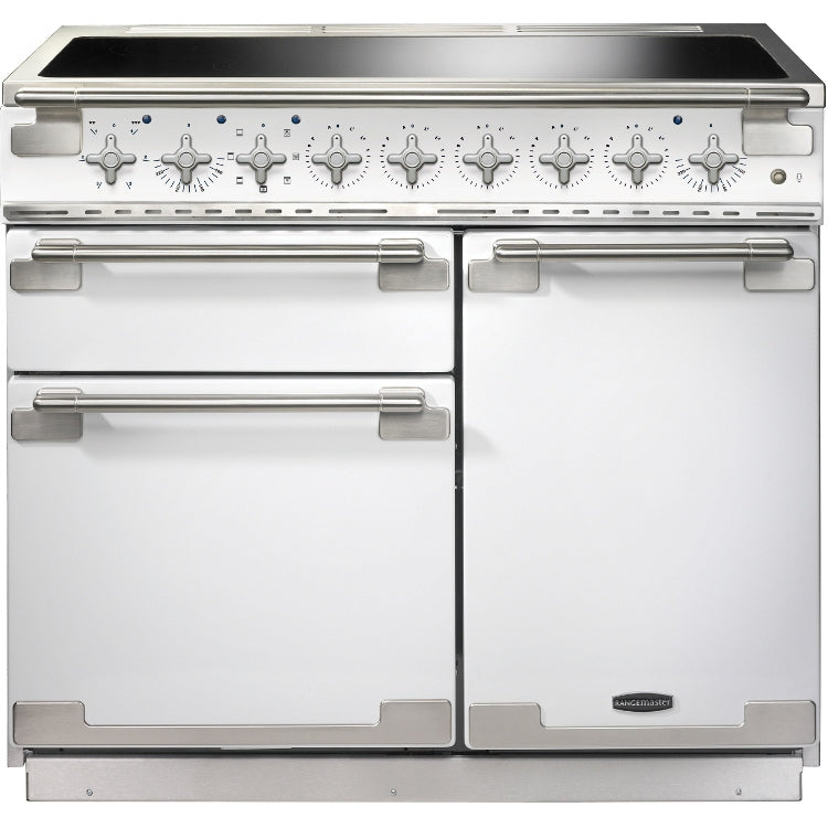 Rangemaster Elise ELS100EIWH 100cm Electric Range Cooker with Induction Hob - White