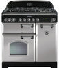 Rangemaster Classic Deluxe CDL90DFFRP/C 90cm Dual Fuel Range Cooker - Royal Pearl/Chrome Trim