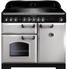 Rangemaster Classic Deluxe CDL100EIRP/C 100cm Electric Range Cooker with Induction Hob - Royal Pearl/Chrome Trim