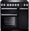 Rangemaster Nexus NEX90EIBL/C 90cm Electric Range Cooker with Induction Hob - Black/Chrome Trim