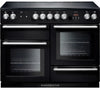 Rangemaster Nexus NEX110EIBL/C 110cm Electric Range Cooker with Induction Hob - Black/Chrome Trim