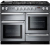 Rangemaster Nexus NEX110DFFSS/C 110cm Dual Fuel Range Cooker - Stainless Steel/Chrome Trim