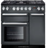 Rangemaster Nexus NEX90DFFSL/C 90cm Dual Fuel Range Cooker - Slate/Chrome Trim